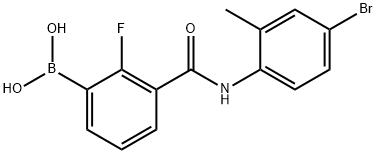 3-(4-BroMo-2-MethylphenylcarbaMoyl)-2-fluorobenzeneboronic acid, 97%