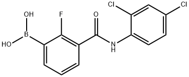 3-(2,4-DichlorophenylcarbaMoyl)-2-fluorobenzeneboronic acid, 97%