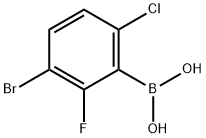 3-BroMo-6-chloro-2-fluorophenylboronicacid