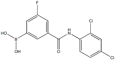 5-(2,4-DichlorophenylcarbaMoyl)-3-fluorobenzeneboronic acid, 97%