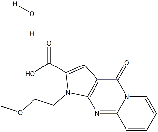 1-(2-Methoxyethyl)-4-oxo-1,4-dihydropyrido[1,2-a]pyrrolo[2,3-d]pyriMidine-2-carboxylic acid Monohydrate, 96%