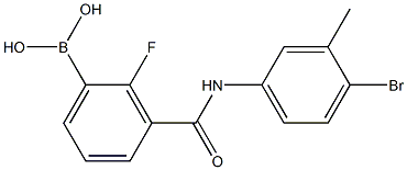 3-(4-BroMo-3-MethylphenylcarbaMoyl)-2-fluorobenzeneboronic acid, 97%