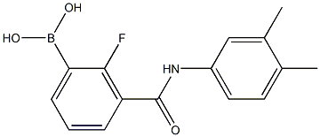 3-(3,4-DiMethylphenylcarbaMoyl)-2-fluorobenzeneboronic acid, 97%