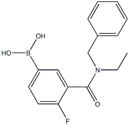 3-[Benzyl(ethyl)carbaMoyl]-4-fluorobenzeneboronic acid, 97%