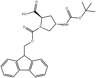 (2R,4S)-1-FMoc-4-BOC-aMino Pyrrolidine-2-carboxylic acid