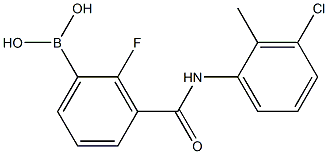 3-(3-Chloro-2-MethylphenylcarbaMoyl)-2-fluorobenzeneboronic acid, 97%