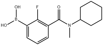 3-[Cyclohexyl(Methyl)carbaMoyl]-2-fluorobenzeneboronic acid, 97%