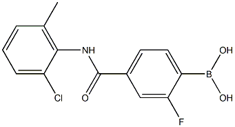 4-(2-Chloro-6-MethylphenylcarbaMoyl)-2-fluorobenzeneboronic acid, 97%