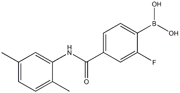 4-(2,5-DiMethylphenylcarbaMoyl)-2-fluorobenzeneboronic acid, 97%