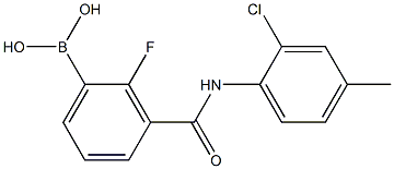 3-(2-Chloro-4-MethylphenylcarbaMoyl)-2-fluorobenzeneboronic acid, 97%