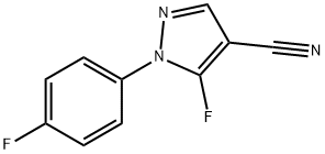 5-fluoro-1-(4-fluorophenyl)-1H-pyrazole-4-carbonitrile