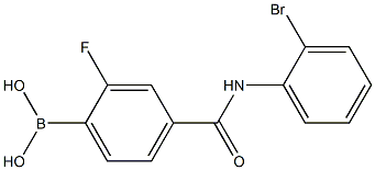 4-(2-BroMophenylcarbaMoyl)-2-fluorobenzeneboronic acid, 97%