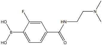 4-[2-(DiMethylaMino)ethylcarbaMoyl]-2-fluorobenzeneboronic acid, 97%