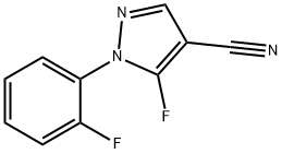 5-fluoro-1-(2-fluorophenyl)-1H-pyrazole-4-carbonitrile