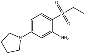 2-(Ethylsulfonyl)-5-(1-pyrrolidinyl)aniline