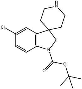 TERT-BUTYL 5-CHLOROSPIRO[INDOLINE-3,4'-PIPERIDINE]-1-CARBOXYLATE HYDROCHLORIDE