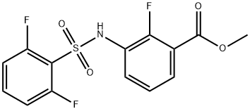 Methyl 3-{[(2,6-difluoropheyl)sulfonyl]aMino}-2-fluorabenzoate