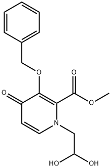 Methyl 3-(benzyloxy)-1-(2,2-dihydroxyethyl)-4-oxo-1,4-dihydropyridine-2-carboxylate