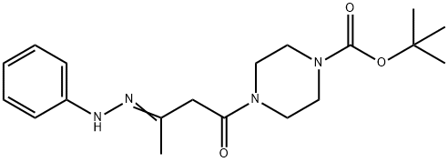 1-Piperazinecarboxylic acid, 4-[1-oxo-3-(2-phenylhydrazinylidene)butyl]-, 1,1-diMethylethyl ester