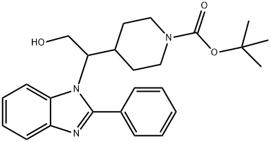 1-Piperidinecarboxylic acid, 4-[2-hydroxy-1-(2-phenyl-1H-benziMidazol-1-yl)ethyl]-, 1,1-diMethylethyl ester