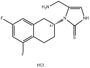 2H-IMidazole-2-thione, 5-(aMinoMethyl)-1-[(2R)-5,7-difluoro-1,2,3,4-tetrahydro-2-naphthalenyl]-1,3-dihydro-,