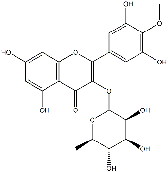 2-(4-Methoxy-3,5-dihydroxyphenyl)-3-(6-deoxy-α-L-mannopyranosyloxy)-5,7-dihydroxy-4H-1-benzopyran-4-one