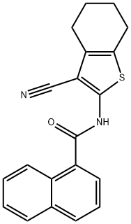 N-(3-Cyano-4,5,6,7-tetrahydrobenzo[b]thienyl-2-yl)-1-naphthalenecarboxamide