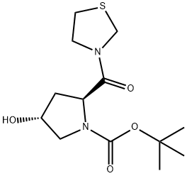 (2S,4R)-4-Hydroxy-2-(3-thiazolidinylcarbonyl)-1-pyrrolidinecarboxylic acid tert-butyl ester