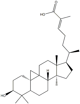 (24E)-3β-Hydroxy-9β,19-cyclo-5α-lanost-24-en-26-oic acid
