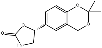 2-Oxazolidinone, 5-(2,2-diMethyl-4H-1,3-benzodioxin-6-yl)-, (5R)-