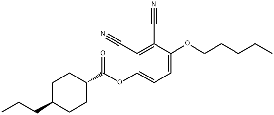trans-4-Propylcyclohexanecarboxylic acid 2,3-dicyano-4-(pentyloxy)phenyl ester