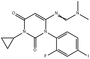 MethaniMidaMide, N'-[1-cyclopropyl-3-(2-fluoro-4-iodophenyl)-1,2,3,6-tetrahydro-2,6-dioxo-4-pyriMidinyl]-N,N-diMethyl-