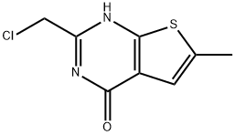 2-(chloromethyl)-6-methylthieno[2,3-d]pyrimidin-4(3H)-one(SALTDATA: FREE)