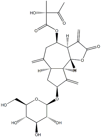 8β-(2-Hydroxy-2-Methyl
-3-oxobutyryloxy)glucozaluzanin C