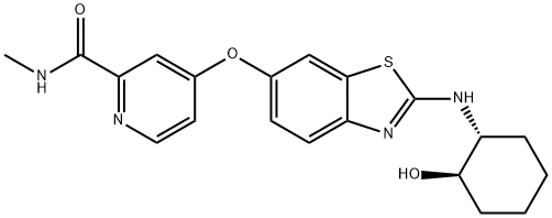 4-((2-(((1R,2R)-2-hydroxycyclohexyl)aMino)benzo[d]thiazol-6-yl)oxy)-N-MethylpicolinaMide