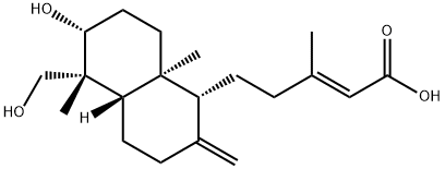 ent-3β,18-Dihydroxylabda
-8(17),13E-dien-15-oic acid