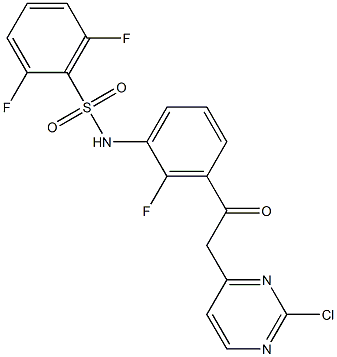 N-{3-[(2-chloro-4-pyriMidinyl)acetyl]-2-fluorophenyl}-2,6-difluorobenzenesulfonaMide