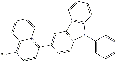 3-(4-BroMo-naphthalen-1-yl)-9-phenyl-9H-carbazole