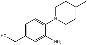 Benzenemethanol, 3-amino-4-(4-methyl-1-piperidinyl)-