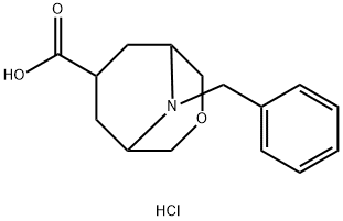 9-benzyl-3-oxa-9-azabicyclo[3.3.1]nonane-7-carboxylic acid hydrochloride