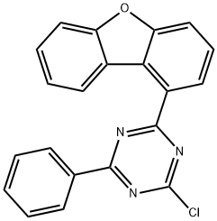 2-Chloro-4-(1-dibenzofuranyl)-6-phenyl-1,3,5-triazineine