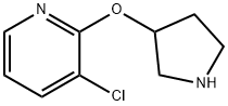 3-chloro-2-(pyrrolidin-3-yloxy)pyridine
