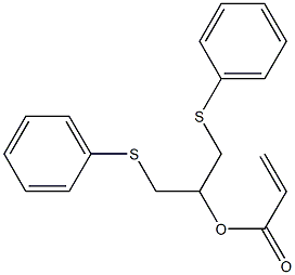 2-Propenoic acid, 2-(phenylthio)-1-[(phenylthio)methyl]ethyl ester
