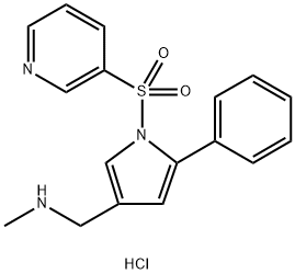 N-methyl-1-(5-phenyl-1-(pyridin-3-ylsulfonyl)-1H-pyrrol-3-yl)methanamine