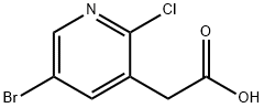 2-(5-bromo-2-chloropyridin-3-yl)acetic acid