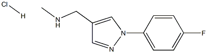 {[1-(4-fluorophenyl)-1H-pyrazol-4-yl]methyl}methylamine hydrochloride