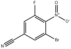 3-Bromo-5-fluoro-4-nitrobenzonitrile