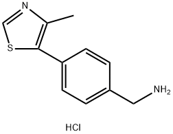 [4-(4-Methyl-1,3-thiazol-5-yl)phenyl]methanamine dihydrochloride