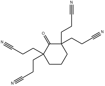 3-[1,3,3-tris(2-cyanoethyl)-2-oxo-cyclohexyl]propanenitrile