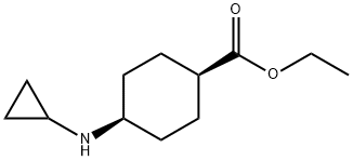 Cyclohexanecarboxylic acid, 4-(cyclopropylamino)-, ethyl ester, cis-